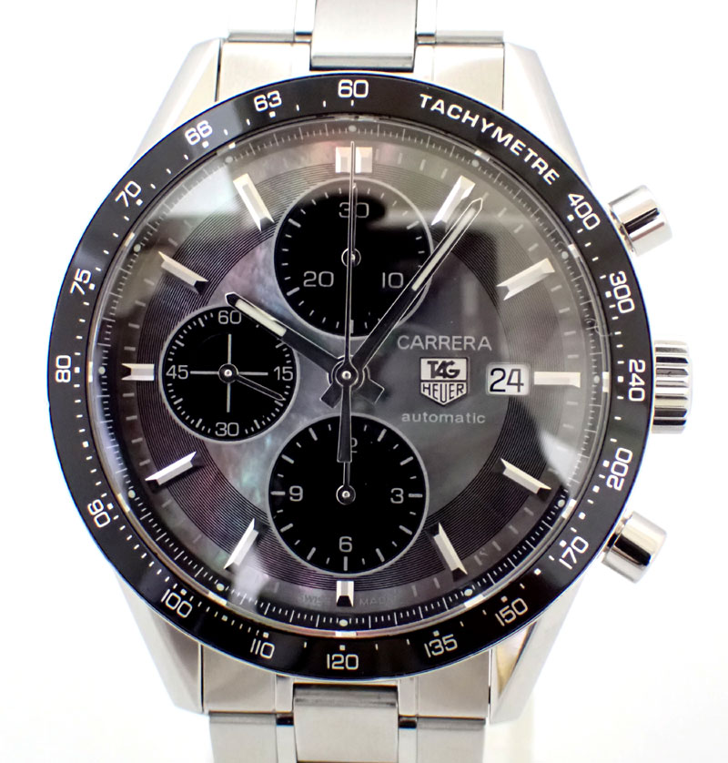 TAG Heuer タグホイヤー カレラ クロノグラフ CV201K.BA0794 裏スケ メンズ SS 腕時計 中古美品 【中古】【タグホイヤー】【カレラ】【キャリバー16】【CV201K】【裏スケ】【日本限定600本】