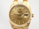 ROLEX　ロレックス デイデイト 18238A K18YG　E番（2001年）メンズ　シャンパンゴールド10Pダイヤ　腕時計【中古美品】【ロレックス】【金無垢】【K18YG】【18238A】【送料無料】