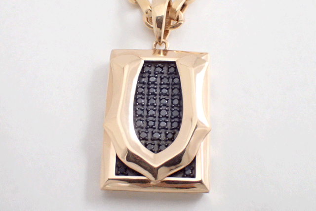 【中古】K18YGペンダントネック...