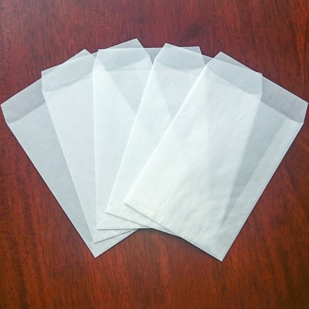 送料無料★グラシン封筒【中タテ型】洋2タテ 洋形2号たて 114×162mm｜白無地 ポストカード ハガキサイズ..