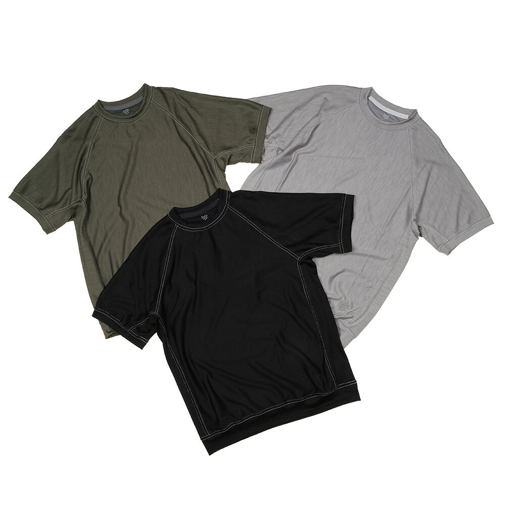 RawLow Mountain Works - Dad Lite Crew [ ロウロウマウンテンワークス ダッドライトクルー メリノウール 半袖 カットソー S/S Tee Tシャツ メンズ＆レディース ]