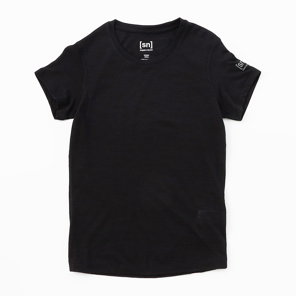 [sn] super.natural - W Base Tee 140 (Women's) [ スーパーナチュラル レディース ベースTシャツ S/S メリノウール 半袖 アンダーウェア ] 《送料込価格637》