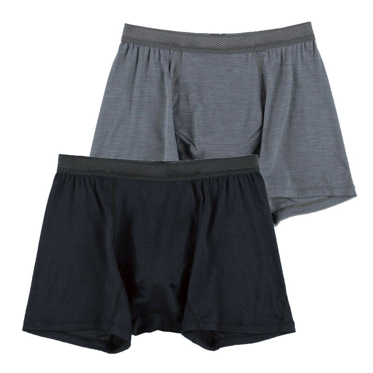 樂天商城 - STATIC - Chord Mesh Boxer (Men's) [ スタティック コード メッシュ ボクサーパンツ メンズ ライトウェイト メリノウール 下着 ]