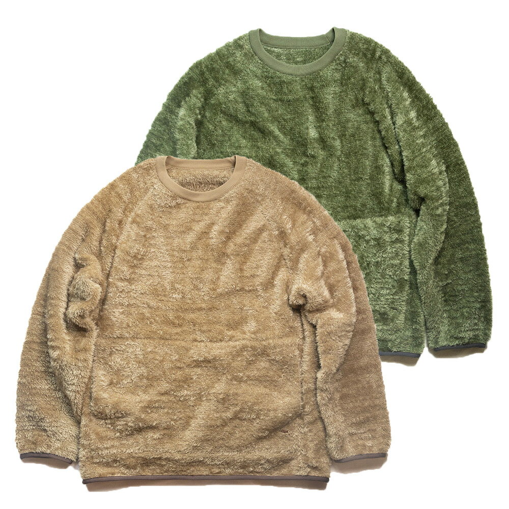 STATIC - Wrest Crew [ スタティック レストクルー メンズ＆レディース クルーネック OCTAフリース ニット ミッドレイヤー ]