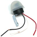 屋外用 光センサー スイッチ DC 12V 対応 LEDテープ照明などに便利 照明の夜間のみ点灯化が可能 バルク品 自力志向シリーズ メール便不可