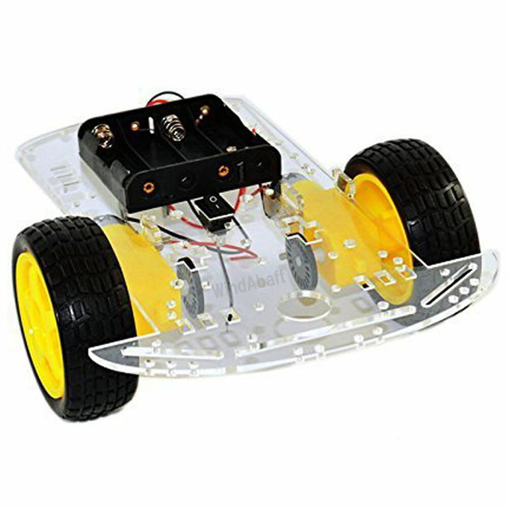 Arduino 2輪駆動 三輪スマートカー車体キット ロボットカー 日本語取説付き ArduinoやRaspberryPiで応用できる汎用的な二輪駆動三輪車 スマートカーシャーシキット smart car 