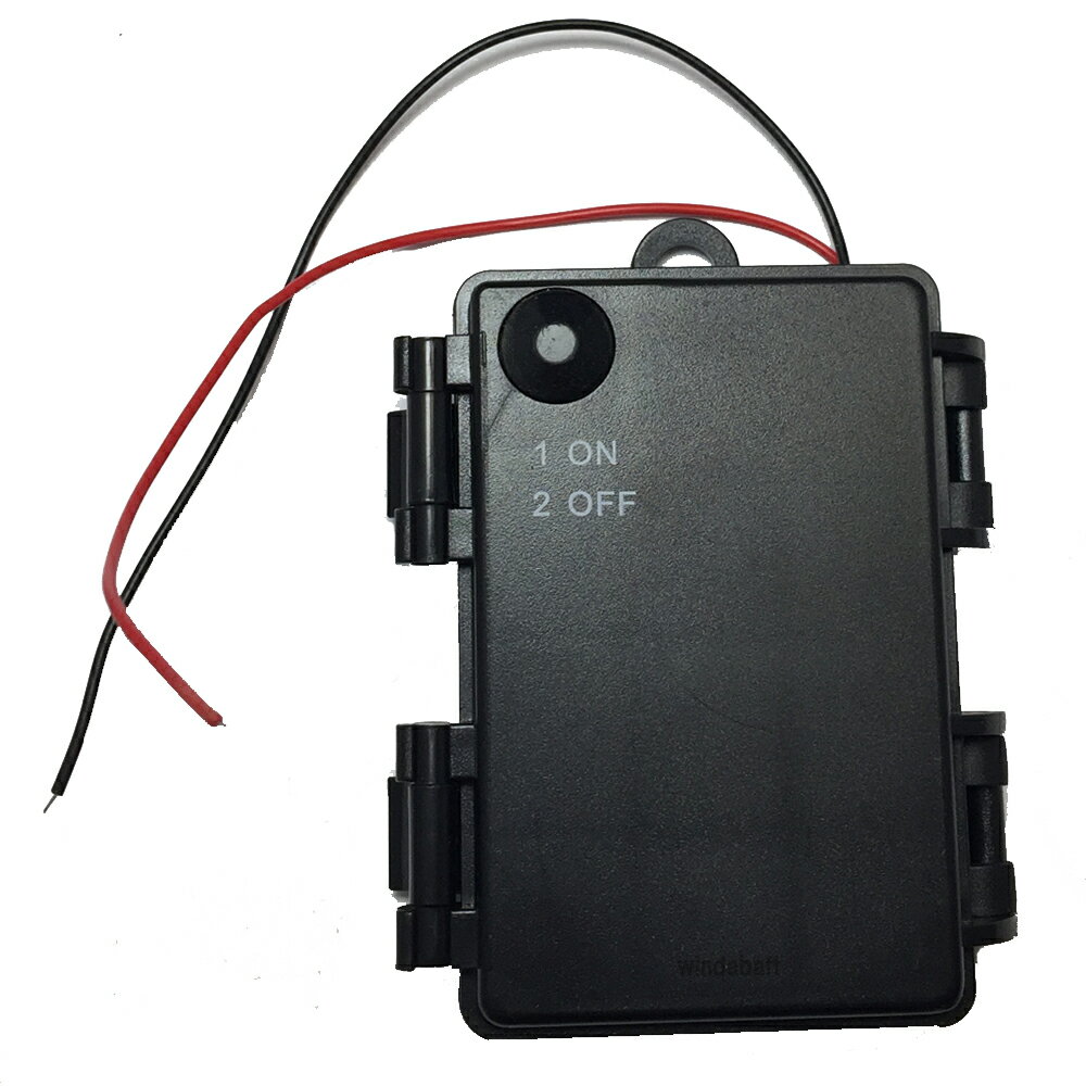 防水 電池ボックス 電源スイッチ付 単3電池3本 4.5V IoTに使える ON OFF スイッチ付 バッテリーケース ネジ止め無しの簡単開け閉めロック式 3 x AA電池 4.5V 電池ホルダー 単三電池 バッテリーホルダー 2ワイヤ メール便配送可 筐体に傷あり 自力志向シリーズ