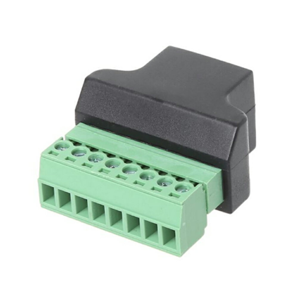 RJ45 メス LAN 端子台 8極 変換コネ...の紹介画像2