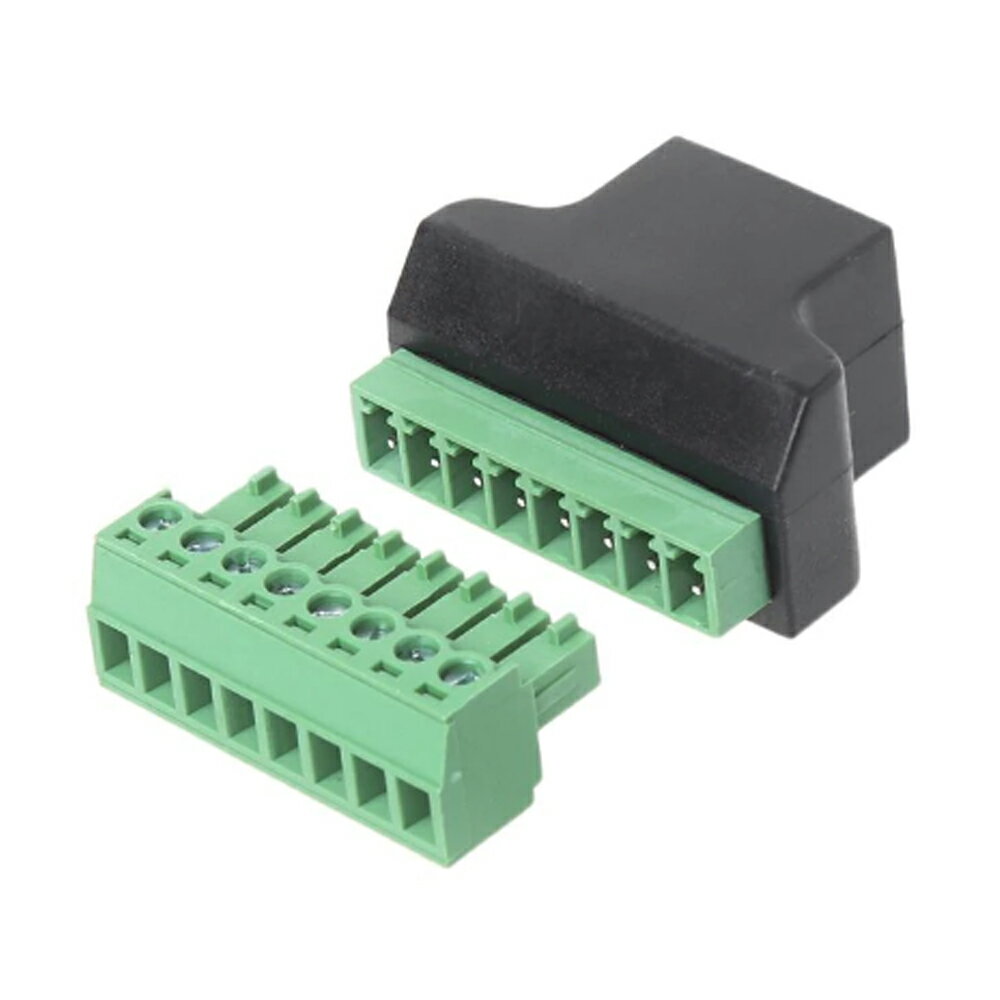RJ45 メス LAN 端子台 8極 変換コネ...の紹介画像3