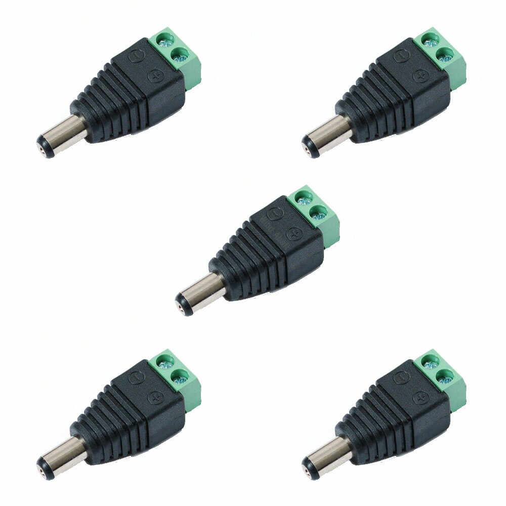 ��5�ĥ��åȡ�DC�ץ饰�������ʳ���5.5mm�����2.1mm�ˡ�2Pü�����Ѵ������ץ����ʥХ륯�ʡˡ�2.1��DC�ץ饰-2Pü���� �Ѵ����ͥ����ڥ᡼�����оݾ��ʡ�