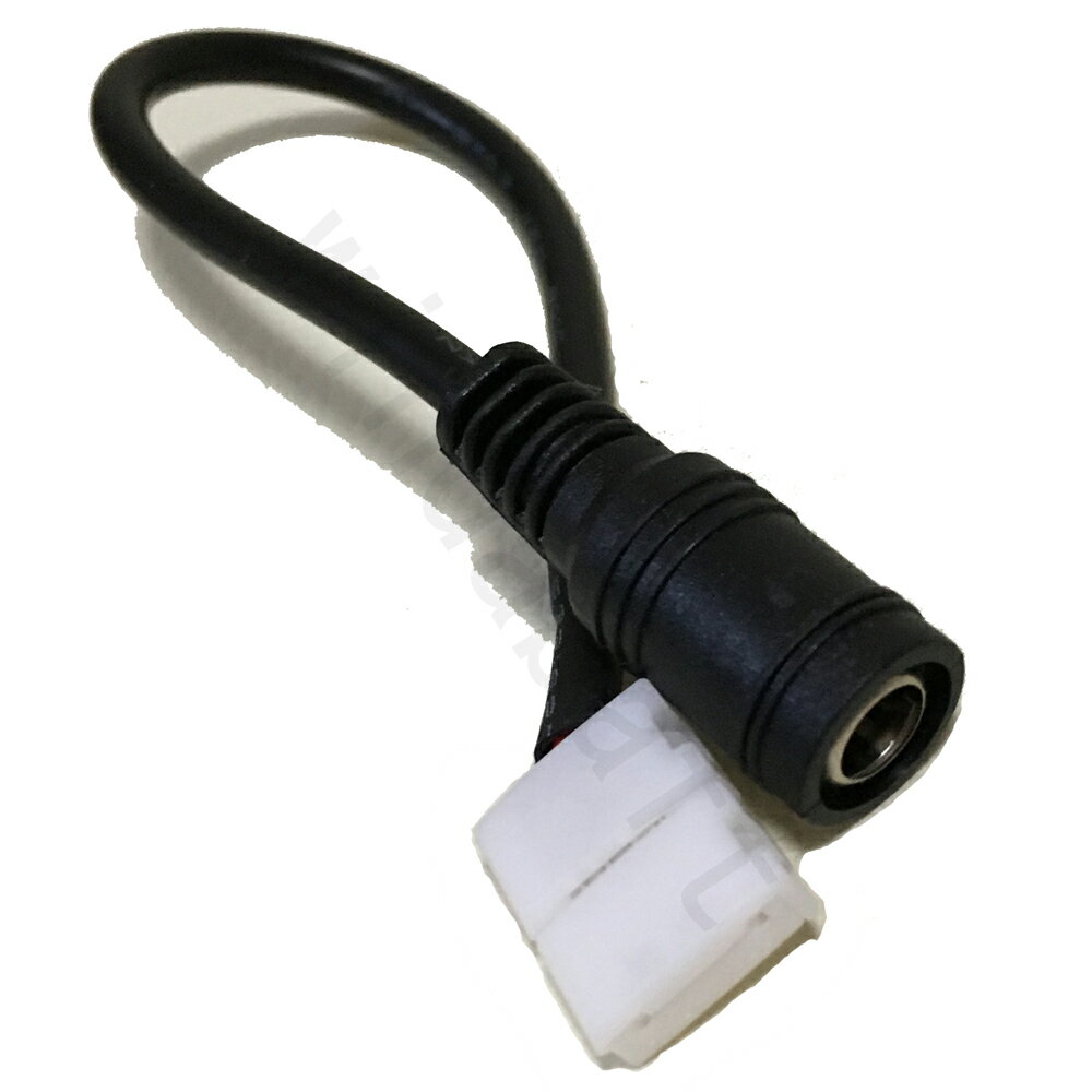 ñ�� 3528 LED�ơ��� ��³�� 8mm 2�ԥ� DC����å������֥� (����5.5mm-���2.1mm) 3528LED ��8mm��LED�ơ��פ򶴤߹������ �ϥ���դ����� �ž���LED�ơ���DC�����֥� �᡼����ȯ����