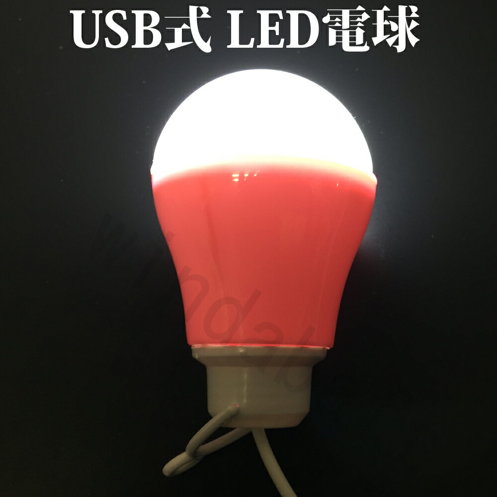 訳有り品 LED電球 USB電球 LEDライト 電球型 LEDライト 低消費電力なのに超明るい！ 訳有品 場所をとらないミニサイズで防災・アウトドア用に最適【メール便不可】 USBライト なので手軽に持ち運んでスマホ用モバイルバッテリーで使える！