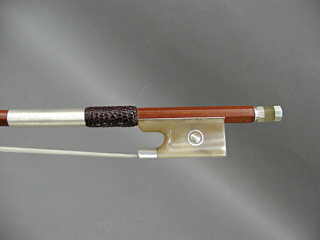 水牛角　バイオリン弓 05 フェルナンブコ　シルバーメタル