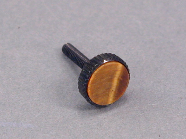 #11404 タイガーアイ 黒ネジ(スクリューのみ) Adjuster Screw with GEM STONE Wittner 906シリーズ用