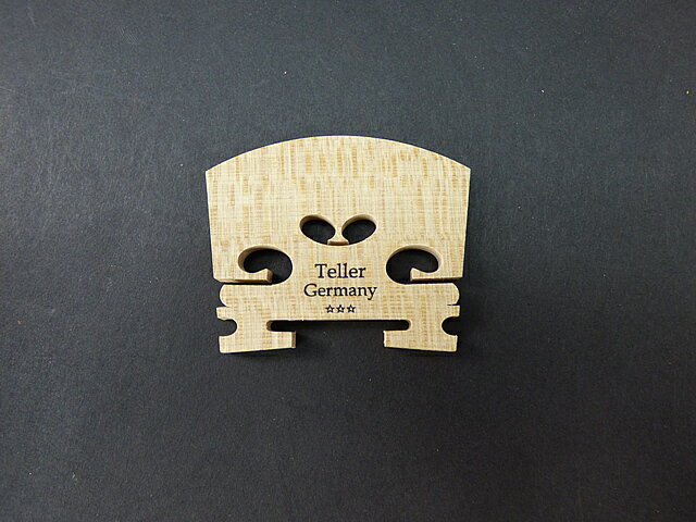 Teller 分数バイオリン駒 分数バイオリン用駒 Teller ☆☆☆ ドイツ製 「未加工品」ですので、楽器に合わせて加工が必要です。 駒関連工具はこちらに御座いますのでご参照下さい。