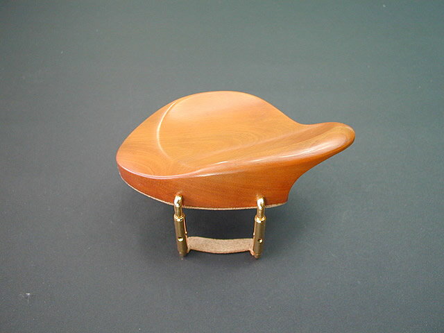 CHINREST バイオリン用あごあて インド産最高級 Boxwood材使用。 Regular Gold Plated Bracket