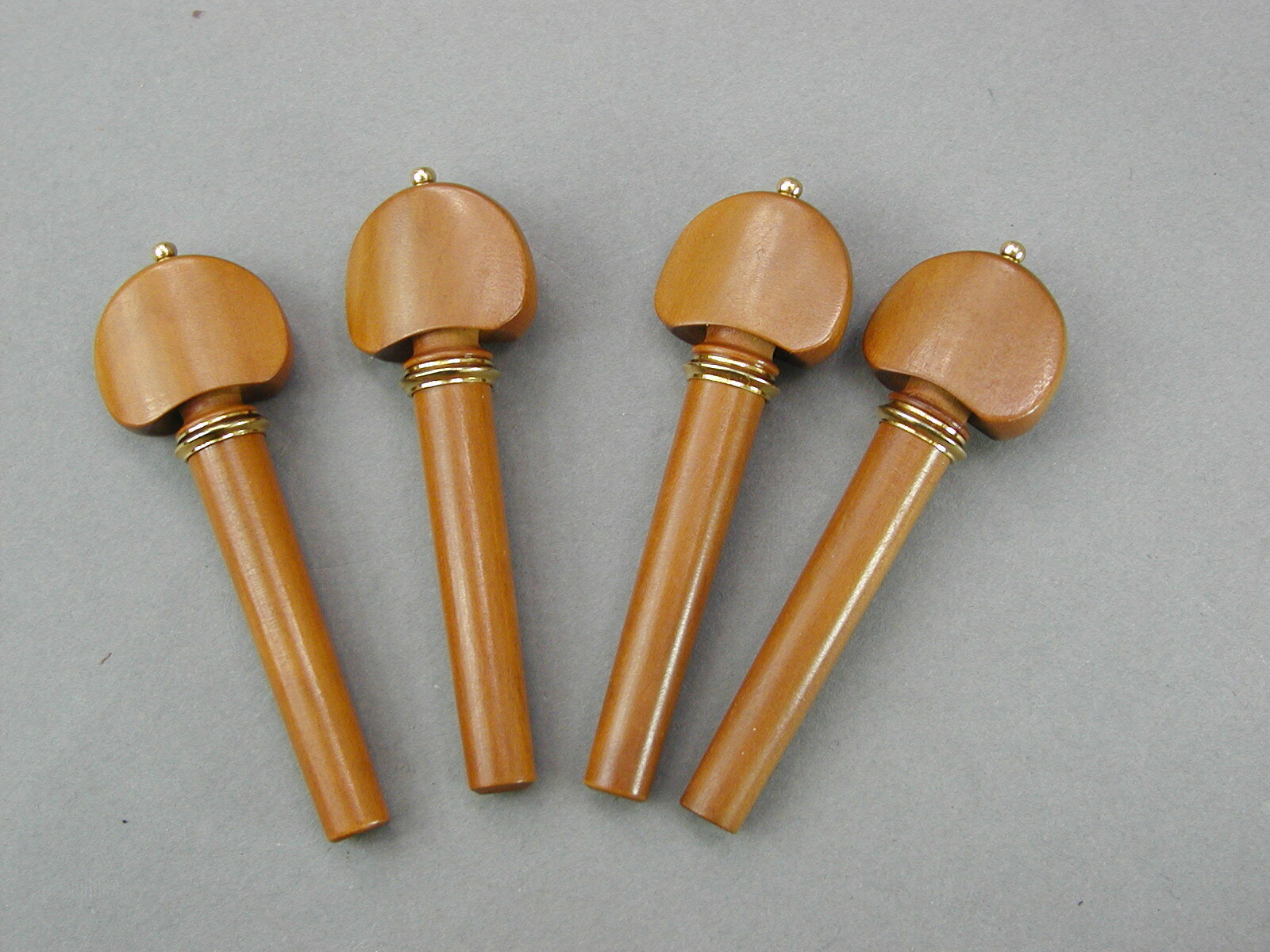 Hill/Gold Pin & Collar Violin Peg set Boxwood バイオリン ペグセット ボックスウッド ヒル型 ゴールド