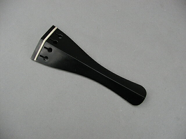 HIll/Bone/125mm Viola Tailpiece Ebony ビオラ テ−ルピ−ス エボニー ヒル型/ホワイトフレット/125mm