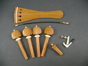 Custom Chinrest Fitting set Boxwood/Bone Model