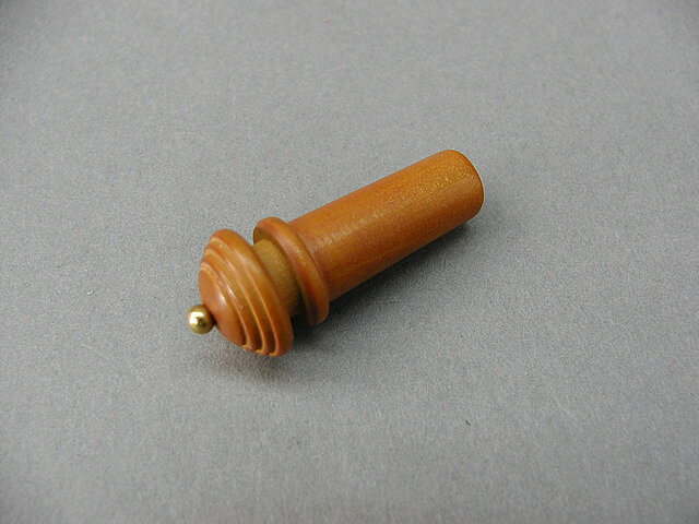 Violin Endpin Boxwood Gold Pin 3G