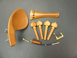 Violin Fitting SetBoxwood yello 3/4