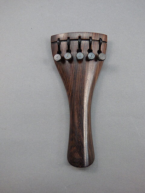 アジャスター付き ローズウッド 5弦バイオリン テールピース Adjuster Builtin Rosewood 5-String Violin Tailpiece