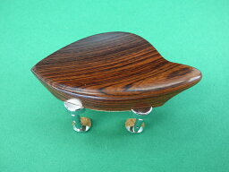 London/Hill Chrome Bracket Violin Chinrest Rosewood バイオリンあご当 ローズウッド ロンドン/ヒル