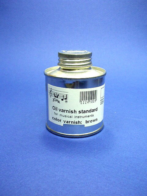 オイルニス・ブラウン Oil Varnish standard for musical instruments color varnish：Brown JOHA Article No.2224 content 100ml