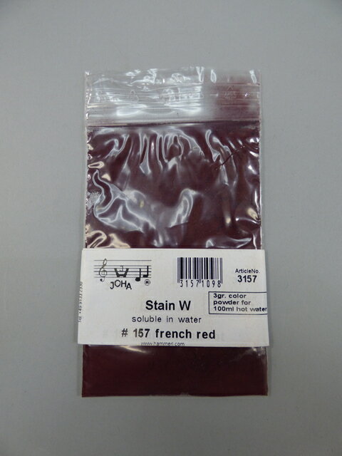 Stain W # 157 french red