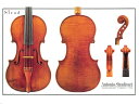 'MILANOLLO' Antonio Stradivari violin 1728 バイオリン ポスター