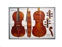 Matteo Gofriller violin 1700 42cm x 62cm メール便(定形外普通郵便)の送料は350円〜です。 A classic example of the great Venetian’s work: his own pattern with glorious varnish and individual wood selection. Includes measurements ‘The violin’s hollowed edge is characteristic and the purfling is swept across the corner in Stradivari fashion. The f-holes are typical of the Cremona-influenced Tyrolean makers ? based on the Brothers Amati but wider and upright in stance. Over the wood Gofriller laid the most supple varnish, which often seems to have no substance at all but is steeped into the wood, turning it a deep burgundy colour. Beneath the dark patina there is a slight rose-madder tint to the red.’ ? John Dilworth in the December 2000 issue of The Strad *裏面に当楽器の詳細なデータ、graduation map,parts等が掲載。