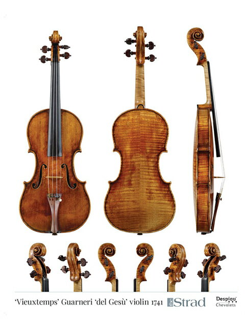 'Vieuxtemps’ Guarneri ‘del Gesù' violin 1741(バイオリン ポスター)