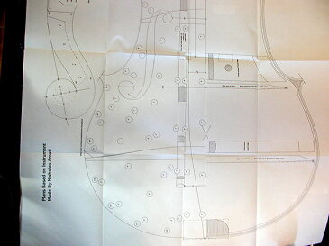 John Lott Model コントラバス　実物大図面