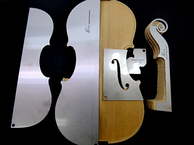 Violin Template 5piece set Guarneri Kochanski 1741