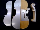 Herdim Violin Template 5 set Guarneri Kreissler Violin Template Set, Guarneri Kreissler 1733 model, contains all necessary templates for plate outline, rib form outline, neck (scroll) template, f-hole template including the f-hole position and an outer corner form for detailed control on corner details, made of stainless steel.