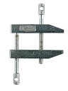 Herdim Mini Parallel Clamp Strong steel clamp for repairing cracks. Galvanised steel. Jaw depth50 mm Jaw opening28 mm Weight50 g