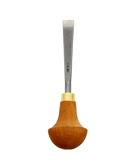 Pfeil Woodcutting Tool Sweep B 1 flat / 12 mm *Blade width 6-14 mm *Thickness of the shaft diameter of blade 7-8 mm *SweepB 1 flat *Blade width12 mm *Blade length80 mm *Overall length140 mm Their robust design makes these woodcutting tools ideal for wood carvings such as ornaments and reliefs as well as chip carving. Mushroom-shaped handles of untreated domestic pearwood. ＊ハンドル部分は天然木を使用している為、 　 入荷時により色合いが異なります。