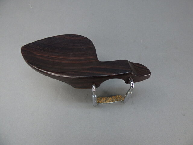 バイオリン用あごあて Violin CHINREST Rosewood 上質のインド産リーズウッド材を 使用したバイオリン用あごあて。 Bracket取付け済み。