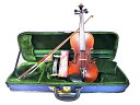 Drexcell Violin 　NO.50set 　All Ebony　Persian Eye Fittings Drexcell Violin 　NO.50 set 　All Ebony　Persian Eye Fittings Front Selected Flamed maple Back Selected Spruce Fittings Ebony Pegs Ebony French Model Tailpiece Ebony French Model Chinrest Guaruneri wiht Regular　Chrome Bracket Varnish Brilliand Brown Varnish Accesaries Oblong　Slim Hard Case Quality violin bow Shoulder-rest FOM Rosin 上記付属品は差額調整によりご希望の他の製品と交換出来ます。 厳選された長期自然乾燥材を使用し、弦楽器専門の工房で一本、一本丁寧に制作された 完全手工品です。 使い込む程に味わいと輝きのますバイオリンです。ケースはバイオリンにやさしく、湿度の変化等にも強い、本格的な木枠のハードケースです。スリム設計ですので、約1.7kgとハードケースとしてはかなり軽めです。あご当ても付属品しており、必要、十分なセットですので、このまますぐご使用になれます。 *沖縄・離島の配送につきましては、大変恐縮ではございますが、送料無料ではなく、 受注完了後に2000円を 加算させていただきますので、なにとぞご了承下さい