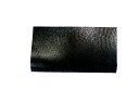 Brilliant leather Lizard Imitation Black Embossed leather stripes / Lizard imitation Size approximately 80mm x 150mm. thickness approx. 0,6 mm 　　Imported from Germany