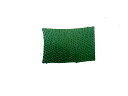 Antique leather Buffalo Green 14Embossed leather stripes. Thickness approximately 0,6 mm. Buffalo leather / Bos primigenius taurus 　　Imported from Germany