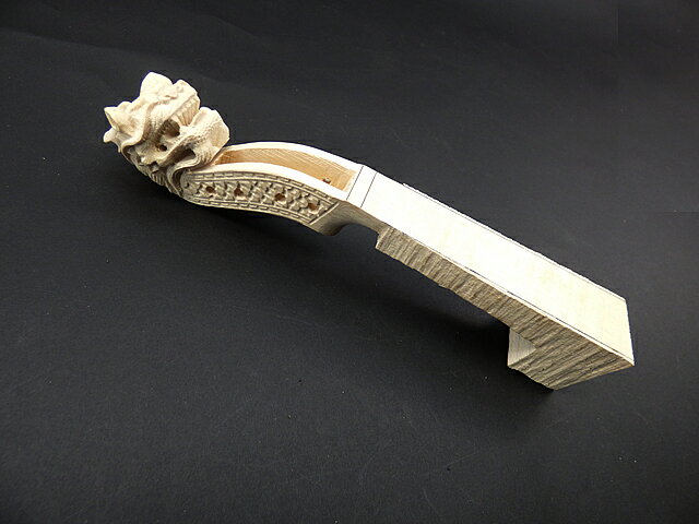 ヴァイオリン　ネック ドラゴン　ヘッド Violin neck　Dragon　Head Made　in　China