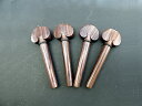ハート型/ブラック ピン&リング ローズウッド チェロペグ セット Cello Peg set Rosewood Heart/Black Pin & Ring