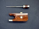 Snakewood Bow Frog CelloSnakewood Frog 4/4 Double Persian Eye Solid Copper Plain Screw Abalone Slide Full Mount Copper Metal