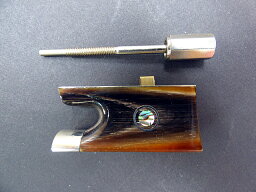 Horn (水牛角）B-9Violin Bow Frog バイオリン弓用フロッグ(毛箱)