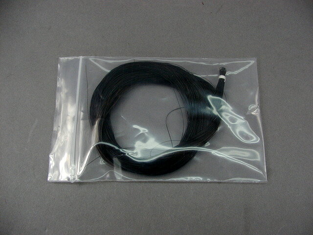 Contrabass 用 Black Bowhair　Coil Bow Horse Hair Natural Black 天然の弓用馬毛。80cm / 。