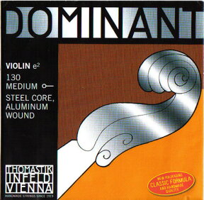 ドミナント E線 #130(アルミ巻仕様) バイオリン弦 DOMINANT VIOLIN E 130/130MS