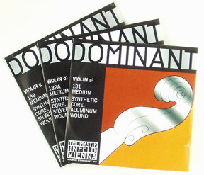ドミナント ADsvG 3本セット バイオリン弦 D線シルバー巻き仕様(4/4のみ) DOMINANT ADsvG set