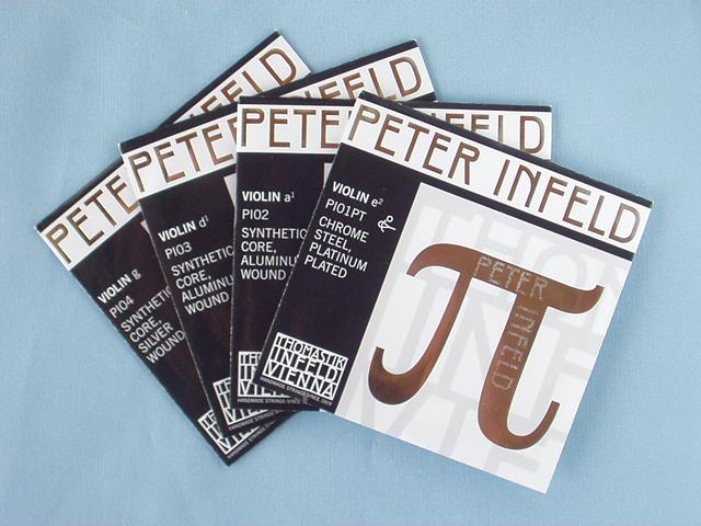 E線プラチナ/D線アルミ バイオリン弦 セット PETER INFELD (E-PT / D-AL) set