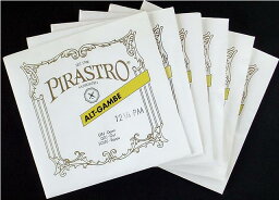 ピラストロ アルト ガンバ弦 6本セット (テナー ヴィオラ ダ ガンバ) PIRASTRO ALT GAMBE set (Tenor Viola da Gambe)